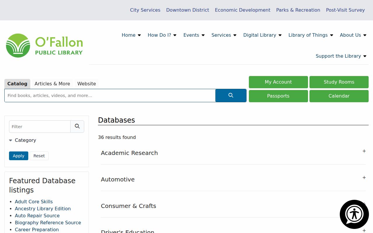 O'Fallon city directory genealogy and local history databases