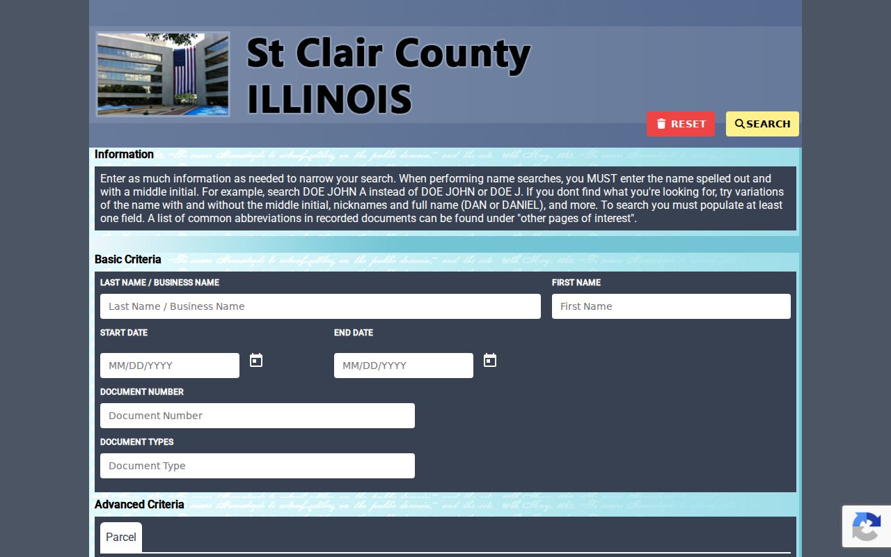 O'Fallon residents directory Recorder AVA deed index